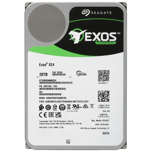 20 ТБ Жесткий диск Seagate Exos X24 (ST20000NM002H)