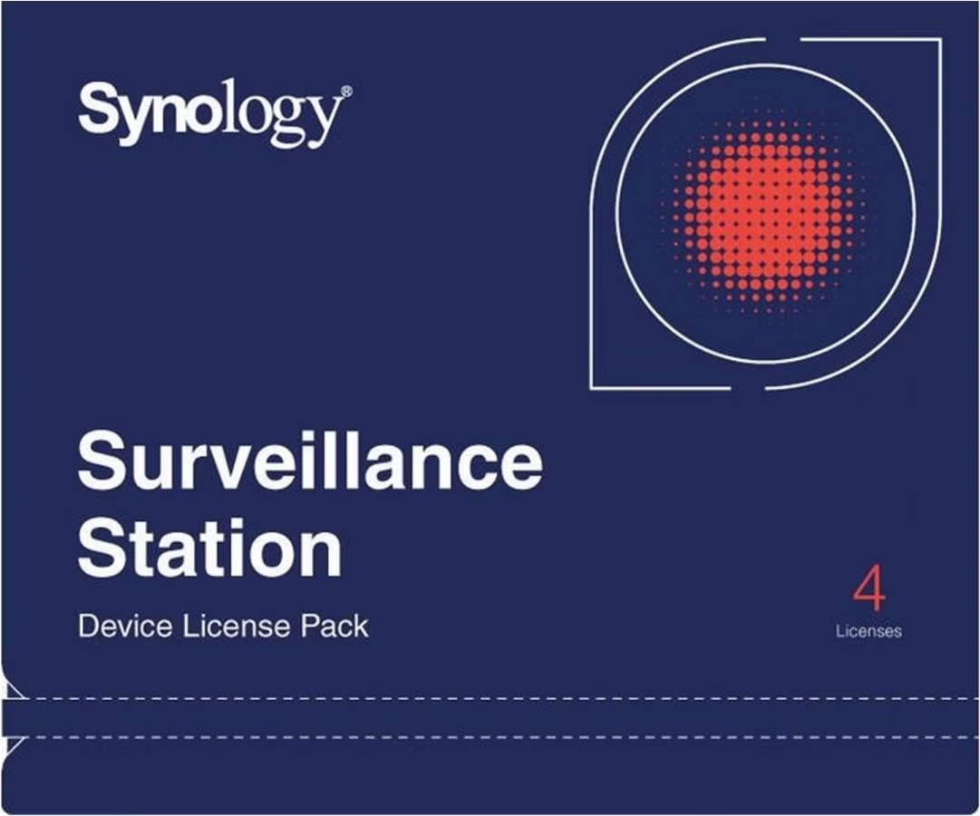 Лицензия на ПО Synology Surveillance Station Device License Pack 4