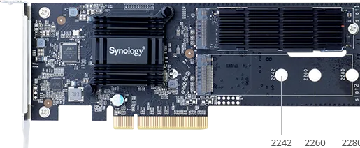 Плата адаптера SSD Synology M.2 M2D18
